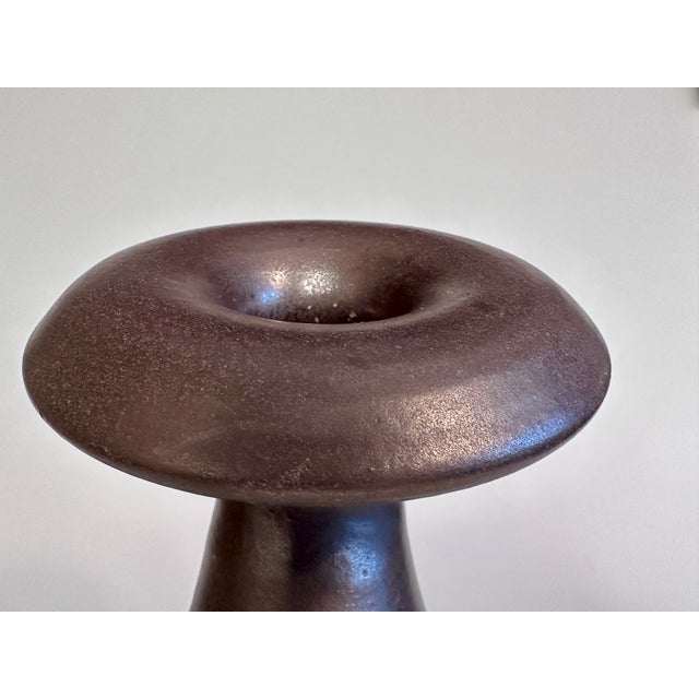 1980s Sculptural Studio Ceramic Vase from Petra Pottery, Germany, 1980s For Sale - Image 5 of 17