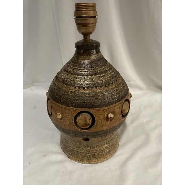 1970s Ceramic Lamp by Georges Pelletier, 1970s For Sale - Image 5 of 10