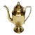 Vintage Dirilyte Gold-Tone Coffee Pot For Sale