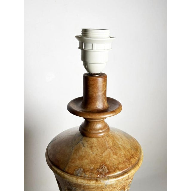Onyx and Resin Lamp, France, 1980 For Sale - Image 4 of 13