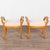 Classic lines define the silhouette this pair of Biedermeier stools. The aged patina of the yellow birch add the perfect...