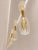 Jil Pendant Lamp in Crystal and Brass by Christophe Perichon For Sale - Image 4 of 6