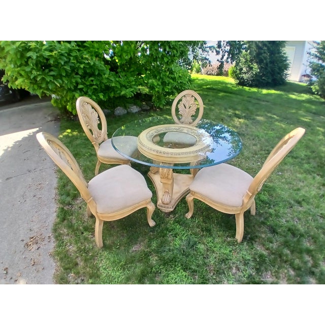 Vintage Italian Renaissance 5pc Dining Set For Sale - Image 14 of 17