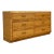Late 20th Century Vintage Coastal Wrapped Rattan 6 Drawer Dresser For Sale