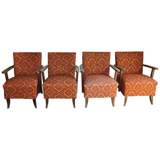 Mid-Century Armchairs, 1950s, Set of 4 For Sale - Image 6 of 6