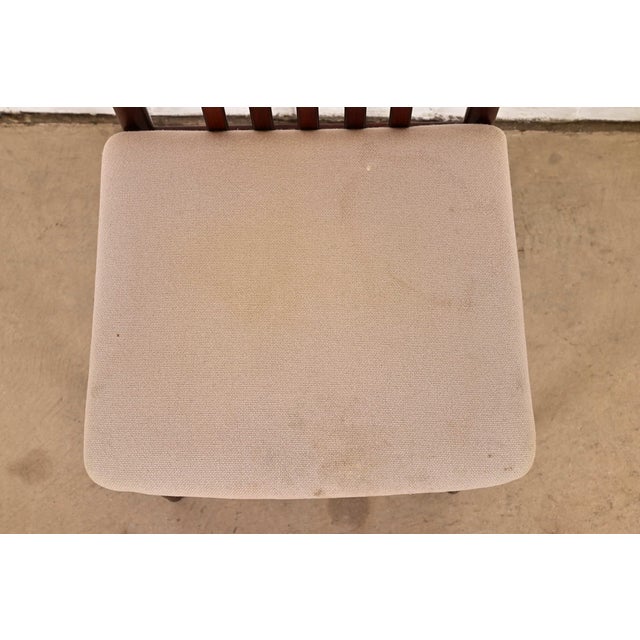 Danish Modern Sculpted Solid Rosewood Dining Chairs by Vamdrup Stolefabrik, Set of Four For Sale In South Bend - Image 6 of 11