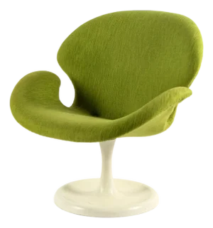 1960s Aage Egeriis 'Orchidee' Swivel Armchair Vintage Danish Mid Century Modern