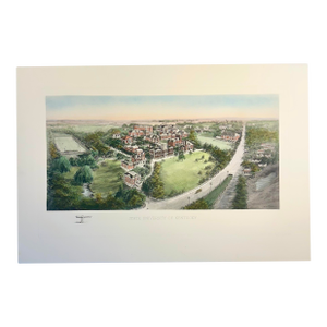 State University of Kentucky, After Richard Rummell, c.1913 — Hand-Colored Print Wove Paper, Large