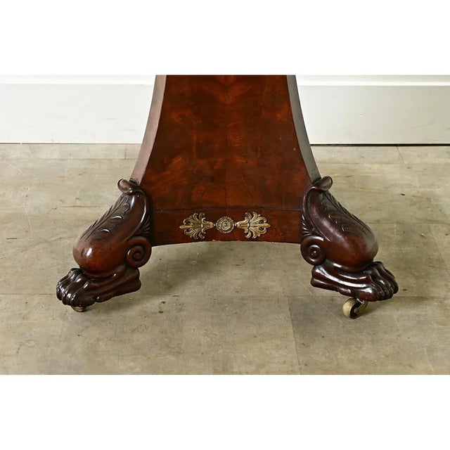Wood French 19th Century Restoration Period Center Table For Sale - Image 7 of 12
