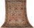 Navy Blue Antique Afghan Sultanabad Masters Wool 8 x 12 Navy, Orange, Red & Ivory Handmade Area Rug #1142130 For Sale - Image 8 of 8