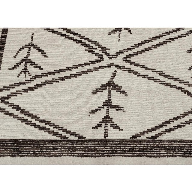 Hand Knotted Turkish Tulu Rug 9'10" x 13'11" For Sale - Image 4 of 10