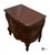 French Provincial Vintage White Furniture French Provincial Style Mahogany Nightstand For Sale - Image 3 of 10