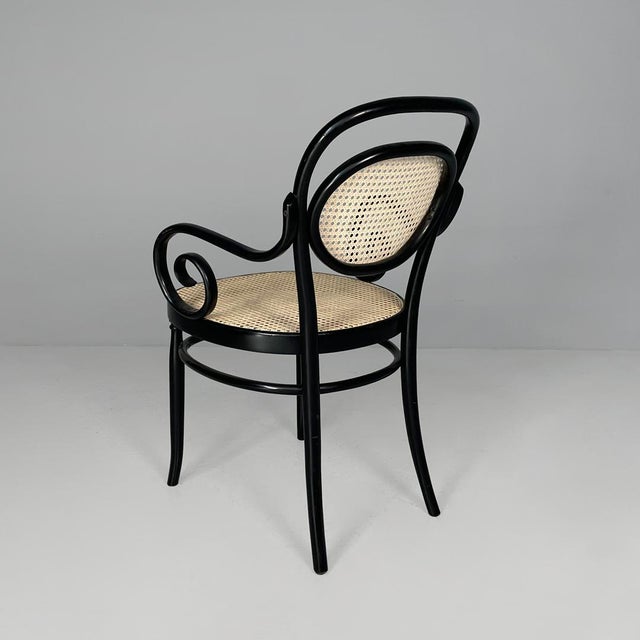 1930s Italian Chairs in Straw and Wood for Sautto and Liberale, 1930s, Set of 6 For Sale - Image 5 of 13