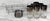 1980s Mid-Century Chrome Silver Fade Tall Liquor Glass & Coaster Bar Serving Set - 13 pcs For Sale - Image 6 of 13