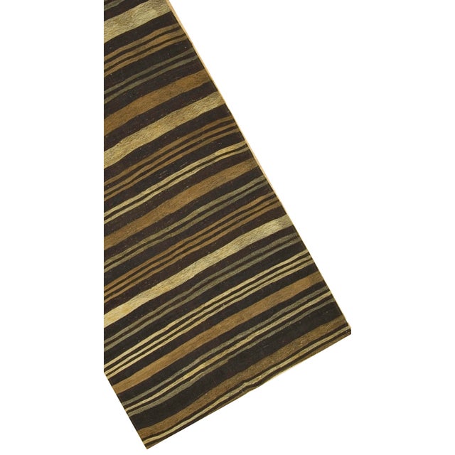 Brown Vintage Turkish Kilim Runner, 5'4 X 11'5 For Sale - Image 8 of 8