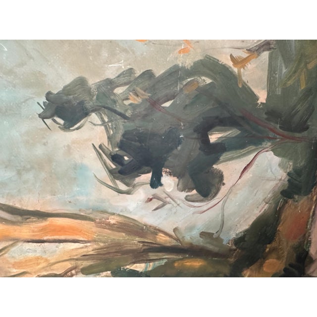 M. Olofgoluth, House, 1969, Oil on Panel For Sale - Image 6 of 18
