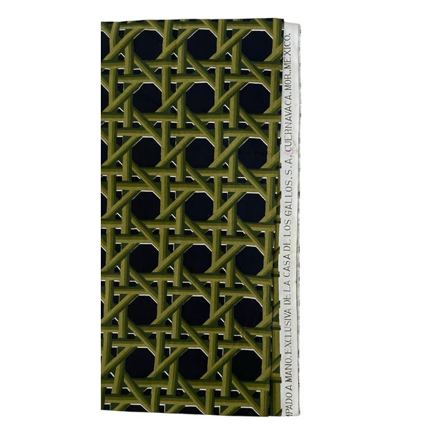 The product is a rare, 1960s vintage cotton fabric designed by Brooke Cadwallader for La Casa De Los Gallos. This floral...