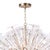 Transitional Regina Andrew Poppy Glass Chandelier Large in Clear For Sale - Image 3 of 7