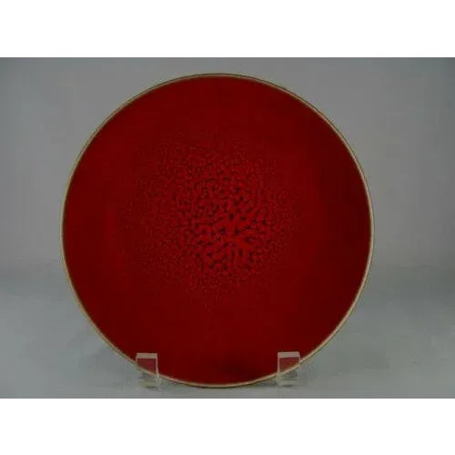 Early 21st Century Jars France Tourron Cerise Red Salad Plates - Set of 4 For Sale - Image 5 of 8