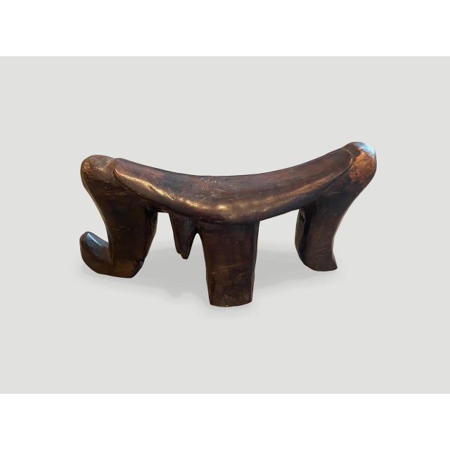 Tribal Antique African Head Rest For Sale - Image 3 of 5