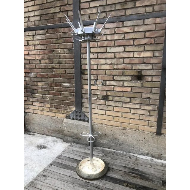 Vintage Wardrobe Stand in Aluminum, 1950s For Sale - Image 6 of 11