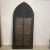 Antique Traditional Moroccan Hand Painted Wood Arrow/Arch Window Decor For Sale - Image 11 of 13