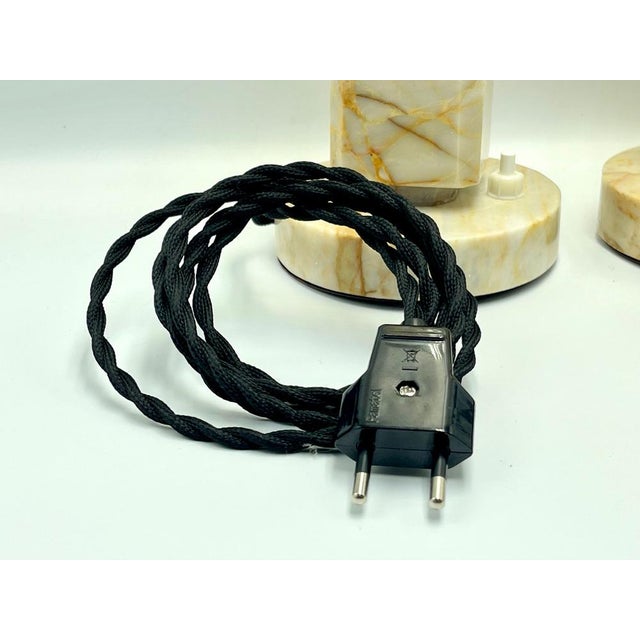 Light Yellow Table Lamps from Kámen Praha, 1930s, Set of 2 For Sale - Image 8 of 11