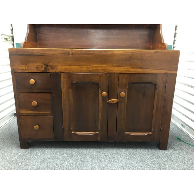 Copper lined dry sink/hutch from the late 1800's. Originally purchased in the 1960's in Bucks County, Pennsylvania. The...