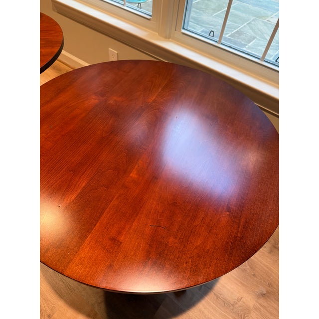 Wood Ethan Allen British Classics Lamp Table, 2 Pieces For Sale - Image 7 of 14