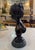 Bronze Mid 20th Century Bronze Bust of Woman on Marble Stand For Sale - Image 8 of 11