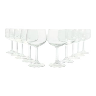 1980s Cristal D’Arques “Grand Vin” Balloon Wine Glasses - Set of 10 For Sale