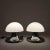 Italian Mushroom Table Lamps, 1970s, Set of 2 For Sale - Image 4 of 9
