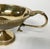 Late 20th Century Vintage Brass Serpent Handle Compote For Sale - Image 5 of 6