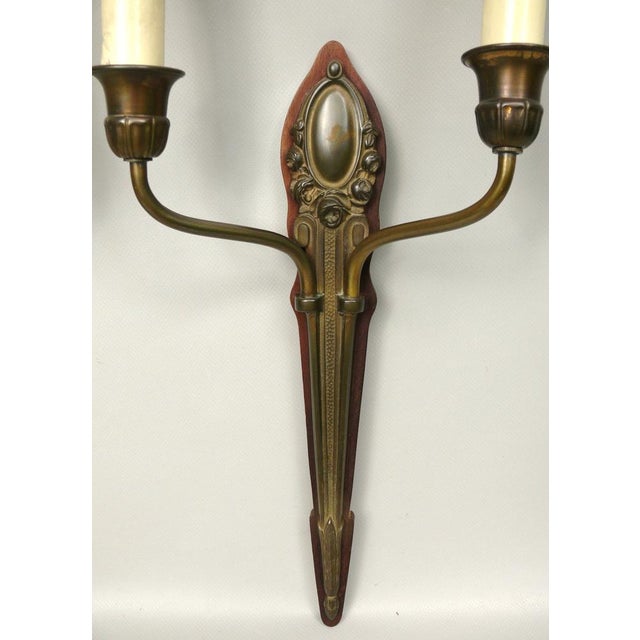 Art Nouveau Wall Lights, 1890s, Set of 2 For Sale - Image 13 of 18
