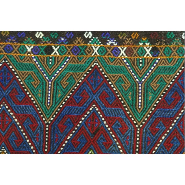 1960s 1960s Vintage Nomadic Kilim Rug - 43"x59" For Sale - Image 5 of 12