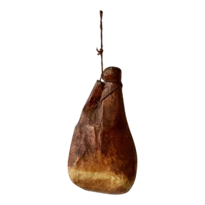 Vintage Hand-Made Paper Mâché Hanging Ham Store Display, Circa 1960s