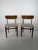 Wood Danish Teak Dining Chairs, 1960s, Set of 2 For Sale - Image 7 of 9