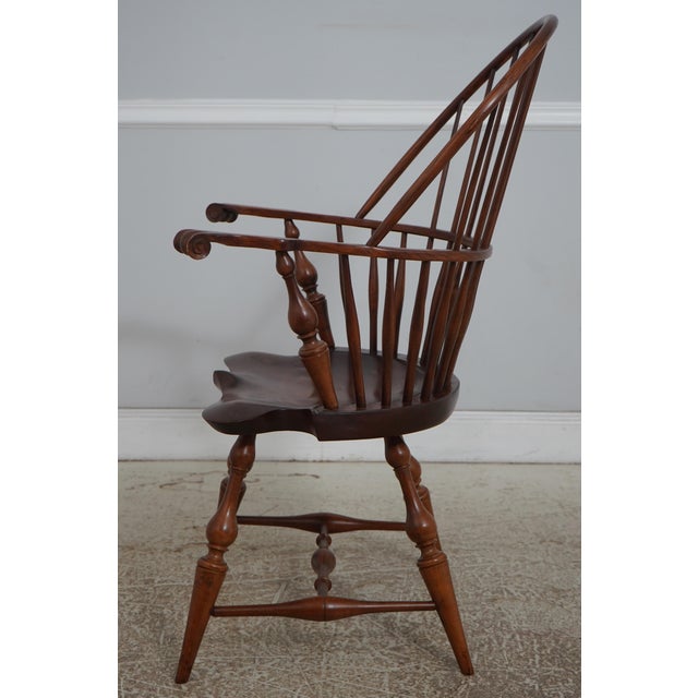 Traditional Dr Dimes Bow Back Windsor Arm Chair For Sale - Image 3 of 16