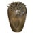 Studio a/Global Views Cascading Reef Reactive Bronze Tall Italian Ceramic Vase For Sale