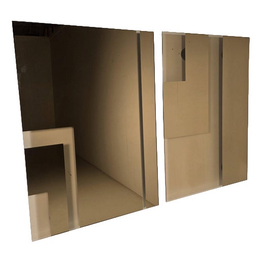 Andromeda Mirrors by Nanda Vigo for Glas Italia, 1974, Set of 2 For Sale