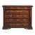 Italian Walnut Burl Five-Drawer Chest For Sale