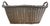 Mid 20th Century Rustic Primitive Farmhouse French Wicker Market Basket With Number Plate For Sale - Image 5 of 9
