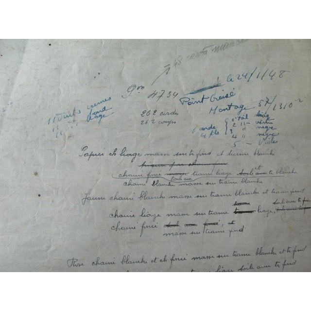 Antique French Textile Design For Sale - Image 9 of 9