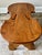 1970s Vintage 1976 Amana Furniture Solid Walnut Violin-Shaped Hearth Bench / Footstool For Sale - Image 5 of 18