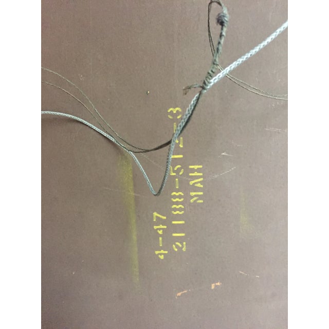 1950s Mantle Mirror Federal Style Dining Sideboard Mahogany For Sale - Image 5 of 6