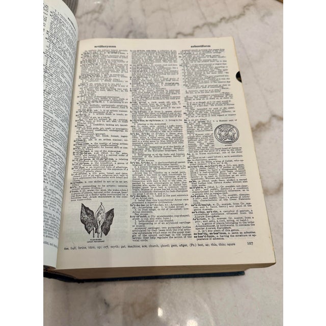 Vintage Mid-Century Webster's New Twentieth Century Unabridged Dictionary - Second Edition For Sale - Image 4 of 11