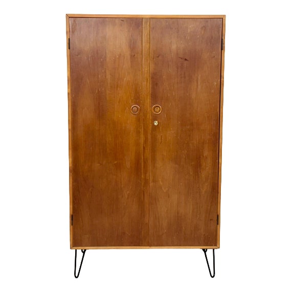Mid-Century Wardrobe or Linen Cupboard For Sale