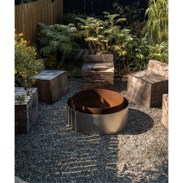 Industrial Concentric Fireplace For Sale - Image 3 of 10