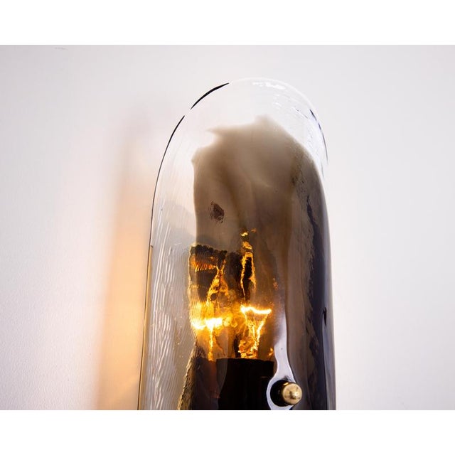 Kalmar Large Murano Glass and Brass Wall Light from Kalmar, Austria, 1960s For Sale - Image 4 of 13