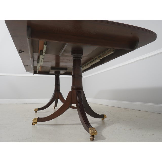 Stickley Duncan Phyfe Mahogany Dining Room Table For Sale - Image 17 of 18